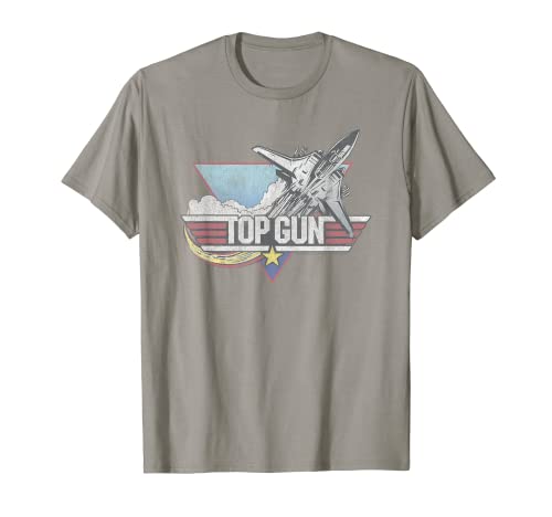Top Gun Retro Jet Logo Camiseta