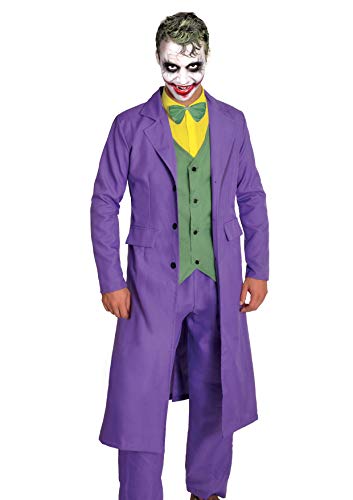 Ciao Disfraz de Joker 11684.XL, para hombre, morado, XL (52-54)