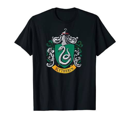 Harry Potter Slytherin House Crest Camiseta