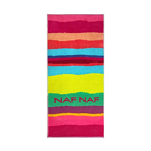 B&C fabrics NAF NAF Toalla Playa Piscina Toallas de Playa Originales Hombre Mujer Niña Niño Colorida Moderna (Siena), 78175