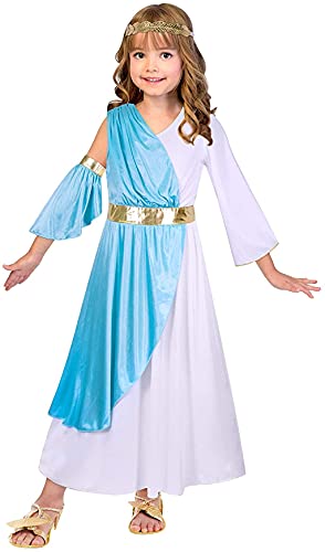 amscan 9907231 Disfraz de diosa griega para niñas de 8 a 10 años