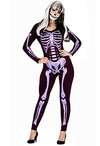 Disfraz de Esqueleto Silueta para Mujer M
