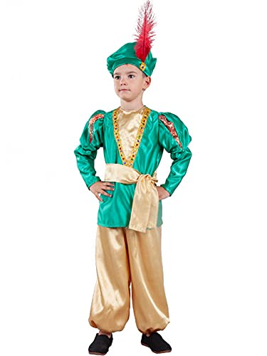 DISBACANAL Disfraz paje verde infantil - 10 año
