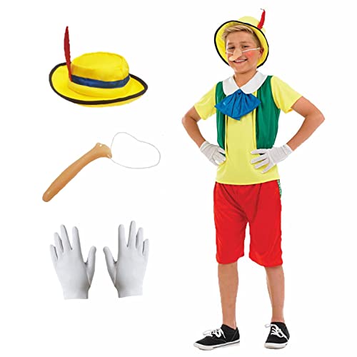 Fun Shack Disfraz de Marioneta Niños, Disfraz de Personaje de Cuentos y Peliculas Niño, Disfraz Carnaval Niño y Niña en Talla XL