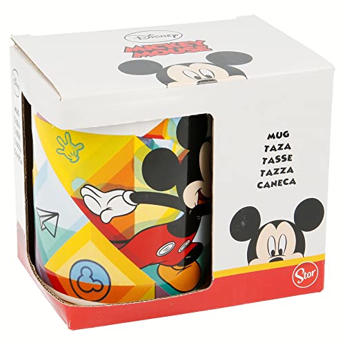 Stor Taza de cerámica de 325 ml en caja regalo de Mickey Mouse